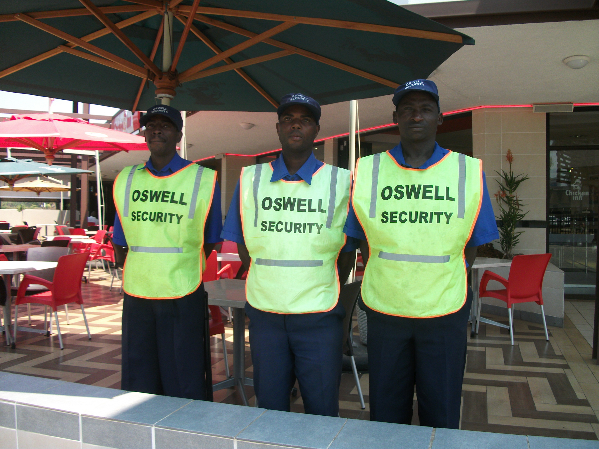 Oswell Security officers on duty